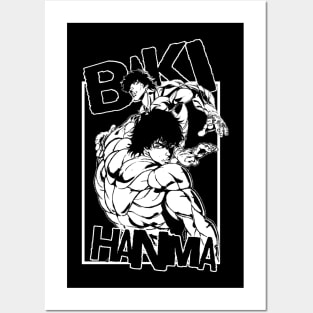 muscle baki Posters and Art